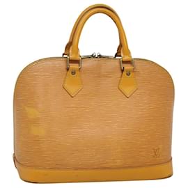 Louis Vuitton-LOUIS VUITTON Epi Alma Hand Bag Yellow M52149 LV Auth 116021-Yellow