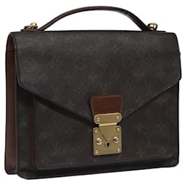 Louis Vuitton-LOUIS VUITTON Monogram Monceau 28 Hand Bag M51185 LV Auth BD1116-Monogram