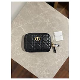 Dior-DIOR Clutch bags T.  Leather-Black
