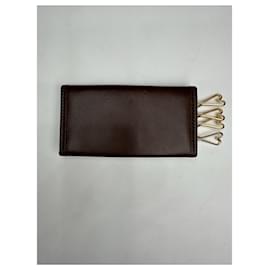 Givenchy-Vintage Givenchy Leather Key Holder Brown-Brown