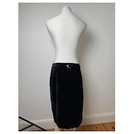 Emilio Pucci-EMILIO PUCCI Skirts T.international S Velvet-Black