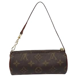 Louis Vuitton-LOUIS VUITTON Monogram Papillon Pouch LV Auth 116102-Monogram