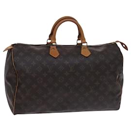 Louis Vuitton-LOUIS VUITTON Monogram Speedy 40 Hand Bag M41522 LV Auth BD1900-Monogram