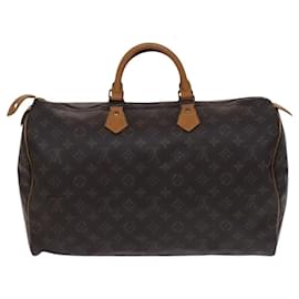 Louis Vuitton-LOUIS VUITTON Monogram Speedy 40 Hand Bag M41522 LV Auth BD1900-Monogram