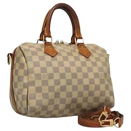 Louis Vuitton-LOUIS VUITTON Damier Azur Speedy Bandouliere 25 Hand Bag N41000 LV Auth 116001-Other
