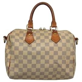 Louis Vuitton-LOUIS VUITTON Damier Azur Speedy Bandouliere 25 Hand Bag N41000 LV Auth 116001-Other