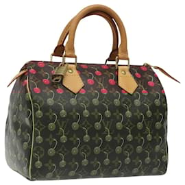 Louis Vuitton-LOUIS VUITTON Monogram Cherry Speedy 25 Hand Bag M95009 LV Auth 116252AM-Monogram