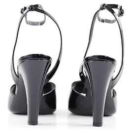 Saint Laurent-Patented leather heels-Black