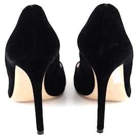 Gianvito Rossi-Velvet heels-Black