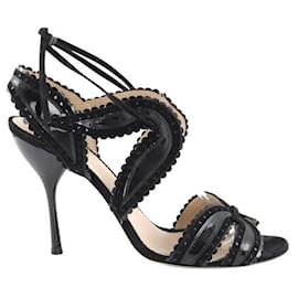 Armani-Leather heels-Black