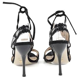 Armani-Leather heels-Black