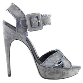 Roger Vivier-Leather heels-Grey
