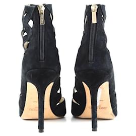 Jimmy Choo-Suede heels-Black