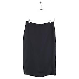 Prada-Silk skirt-Black