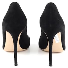 Gianvito Rossi-Suede heels-Black