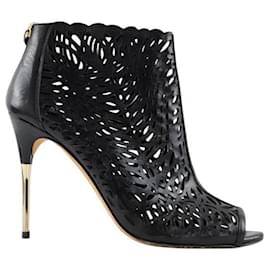 Hugo Boss-Leather heels-Black