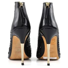 Hugo Boss-Leather heels-Black