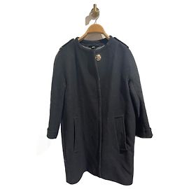 BURBERRY Coats T.International XS Wool Black