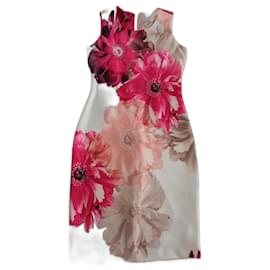 Calvin Klein-Calvin Klein midi dress-White,Multiple colors,Beige