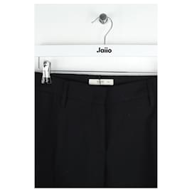 Prada-Wool straight pants-Black