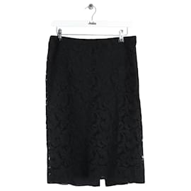 Prada-Cotton skirt-Black