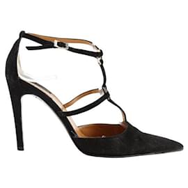 Versace-Suede heels-Black