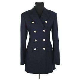 Zadig & Voltaire Blaue Wolljacke Blau