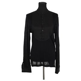 Hermès Suéter de linho preto Preto