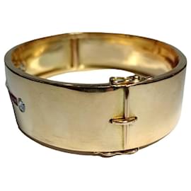Autre Marque-Pulsera ancha rubíes y brillantes oro-Other