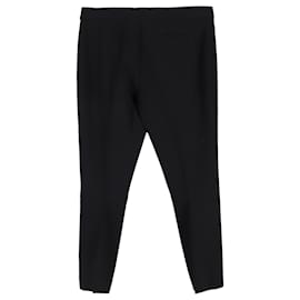 Alexander Mcqueen-Alexander Mcqueen Straight-Leg trousers in Black Wool-Black