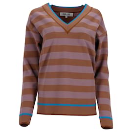 Pull rayé Diane Von Furstenberg en viscose multicolore Multicolore