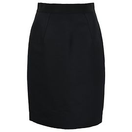 Bleistiftrock Giambattista Valli aus schwarzer Wolle Schwarz