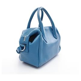 Balenciaga-Balenciaga Leather Infanta Handbag-Blue