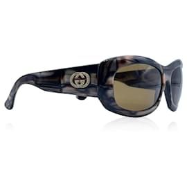 Gucci-Brown Acetate Rectangular GG2971/S Sunglasses 60/15 125mm-Brown