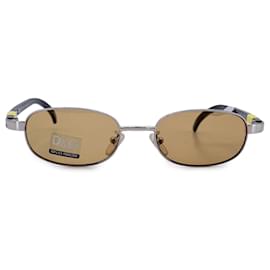 Dolce & Gabbana-D&G Silver Rectangular 2032 Sunglasses 50/18 140mm-Silvery