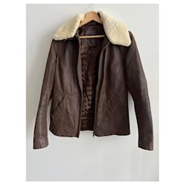 Autre Marque-Leather coat for women in Satisfying-Other