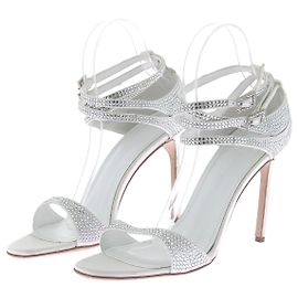 Autre Marque NON SIGNE / UNSIGNED Sandals T.EU 40 Leather White
