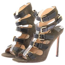 Sandali JIMMY CHOO T.EU 40 Camoscio Cachi