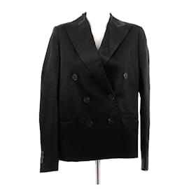 Lanvin-LANVIN Jackets T.FR 40 Linen-Black