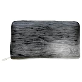 Louis Vuitton-Louis Vuitton Epi Leather Zippy Organizer Wallet-Black