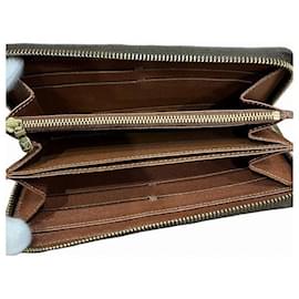 Louis Vuitton-Louis Vuitton Monogram Zippy Wallet M60017-Brown