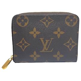 Louis Vuitton-Louis Vuitton Monogram Zippy Coin Purse M60067-Brown