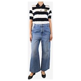 Khaite-Blue wide-leg jeans - size UK 8-Blue