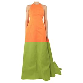 Autre Marque-Orange evening gown - size UK 10-Orange