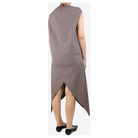 Balenciaga-Robe à carreaux surdimensionnée rouge - taille UK 6-Rouge