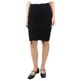 The row-Black ruched mini skirt - size S-Black