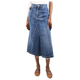 Alexander Wang-Blue denim midi skirt - size UK 8-Blue