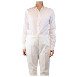 Ralph Lauren Camicia bianca a maniche lunghe - taglia UK 8 Bianco