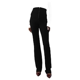 Autre Marque-Black high-waisted trousers - size UK 8-Black