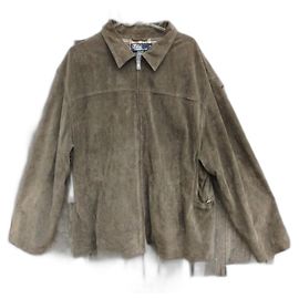 Polo Ralph Lauren Wildlederjacke Khaki XXL Khaki